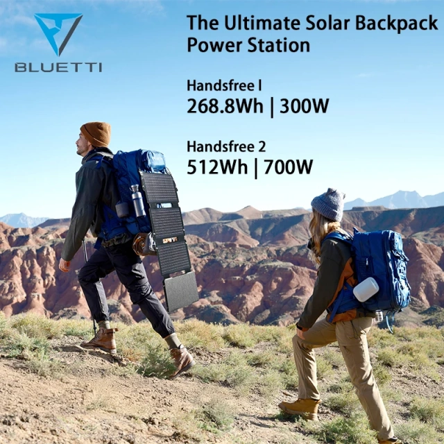 Mountaineer Multifunction USB Port Removable Solar Power Supply Bank Travel Smart Solar Backpack 42L 60L Hiking Back Pack