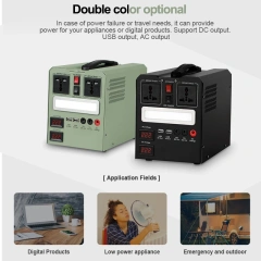 ALLTOP Outdoor Camping Security Protection Portable 500W Solar Home Solar Power Saving System