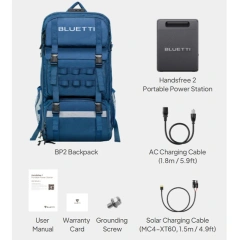 Mountaineer Multifunction USB Port Removable Solar Power Supply Bank Travel Smart Solar Backpack 42L 60L Hiking Back Pack