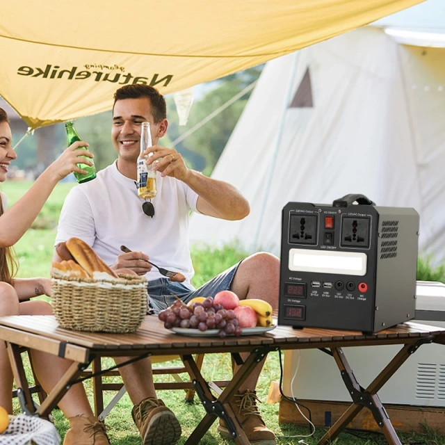 ALLTOP Outdoor Camping Security Protection Portable 500W Solar Home Solar Power Saving System