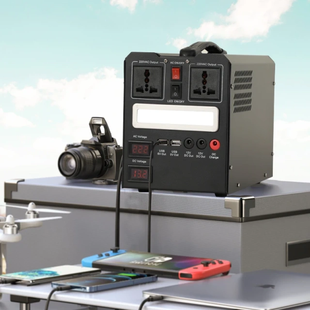 ALLTOP Outdoor Camping Security Protection Portable 500W Solar Home Solar Power Saving System