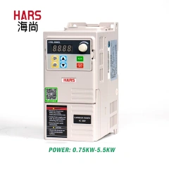 HARS Smart 1.5kw  5.5KW VFD Inverter for Submersible Water Pump Inverter Solar Pump Inverter