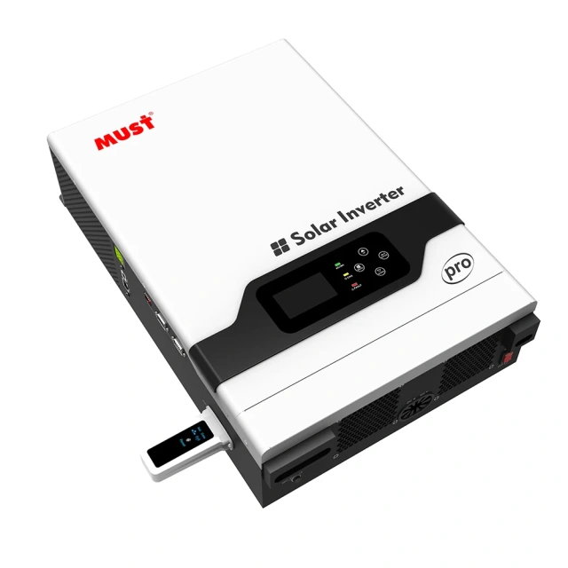 MUST Factory Price 5500w 3500w 48v Solar Hybrid on Grid off Grid Solar Inverter Pure Sine Wave 80a 100a Mppt Solar Energy System