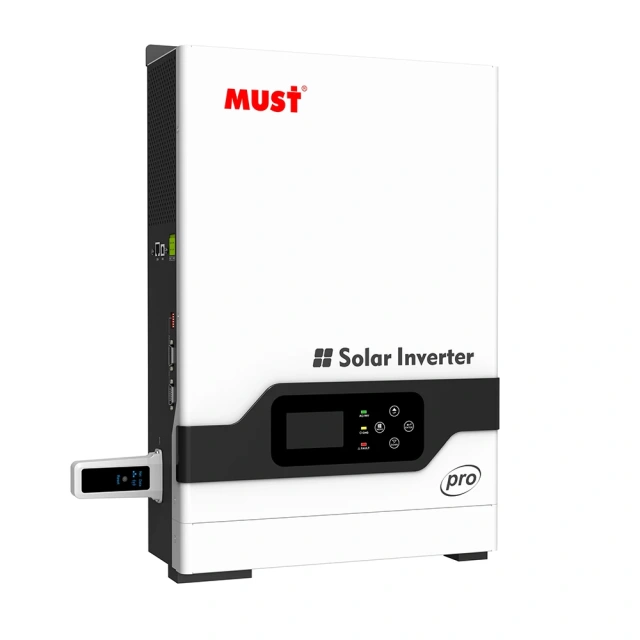 MUST Factory Price 5500w 3500w 48v Solar Hybrid on Grid off Grid Solar Inverter Pure Sine Wave 80a 100a Mppt Solar Energy System