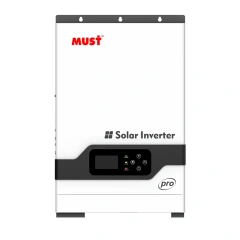 MUST Factory Price 5500w 3500w 48v Solar Hybrid on Grid off Grid Solar Inverter Pure Sine Wave 80a 100a Mppt Solar Energy System