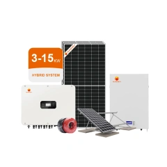 Home Solar Energy Storage Systems All in One 3kw 3kva 5kw 10kw Hybrid Solar System Price for Residential