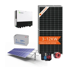 Sunergy Factory 10KW 5KW Hybrid PV Solar System Complete Kit Home System Kit Solar Power Storage System