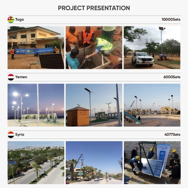 Vertical Solar Street Light With Flexible Solar Panel on Pole Cylindrical Solar