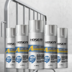 Blue White Effect Galvanized Spray Paint 10%