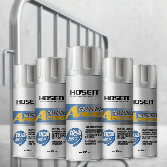 Blue White Effect Galvanized Spray Paint 10%