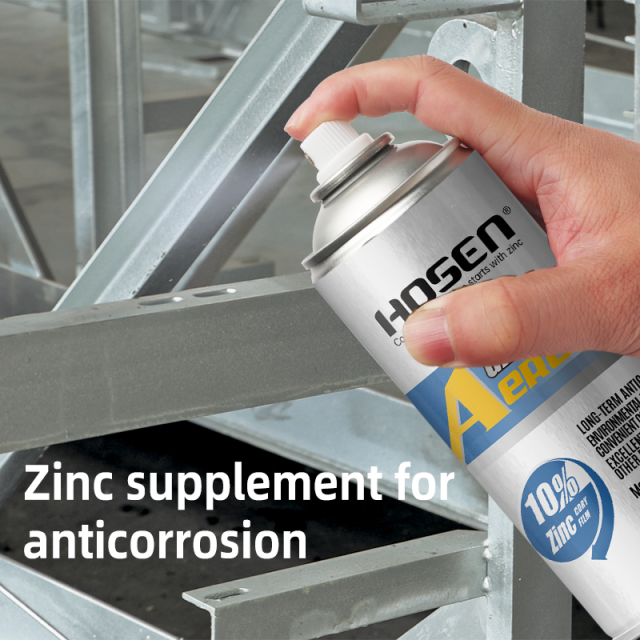 Blue White Effect Galvanized Spray Paint 10%