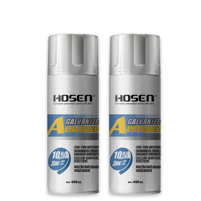 Blue White Effect Galvanized Spray Paint 10%