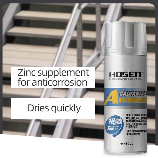 Blue White Effect Galvanized Spray Paint 10%