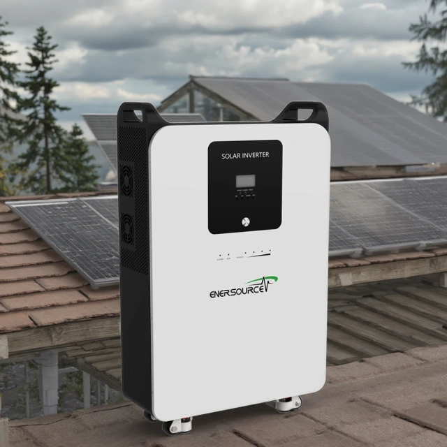 Enersource 48V 100Ah 5kWh All-in-One Solar Battery System with LiFePO4 & 5kW MPPT Inverter