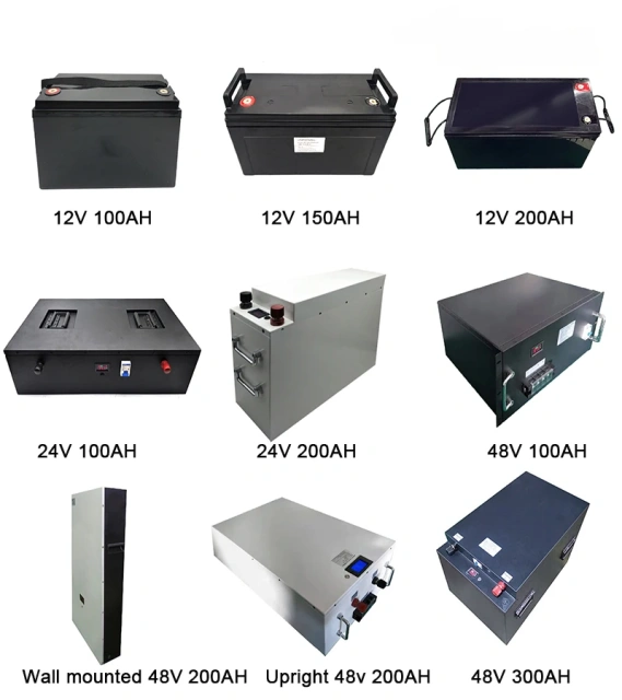 Enersource Customizable 12V/24V 100Ah-200Ah LiFePO4 Battery Pack for Forklifts & AGV Robots