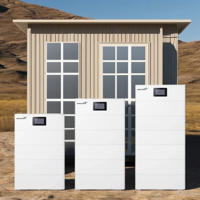 Enersource 410V 50Ah LiFePO4 Battery System for Solar Panels with MPPT Inverter