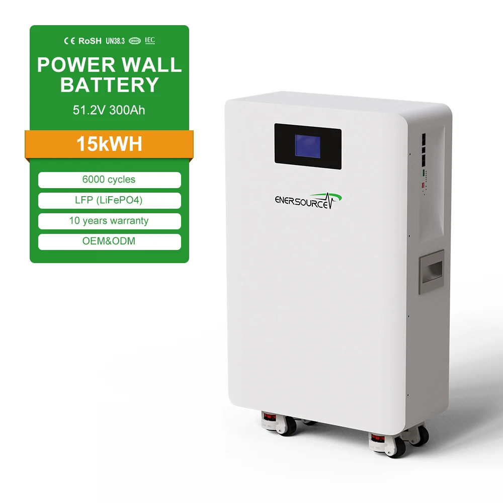 Enersource 15kWh 48V 300Ah LiFePO4 Solar Battery System with MPPT Controller for Home Use