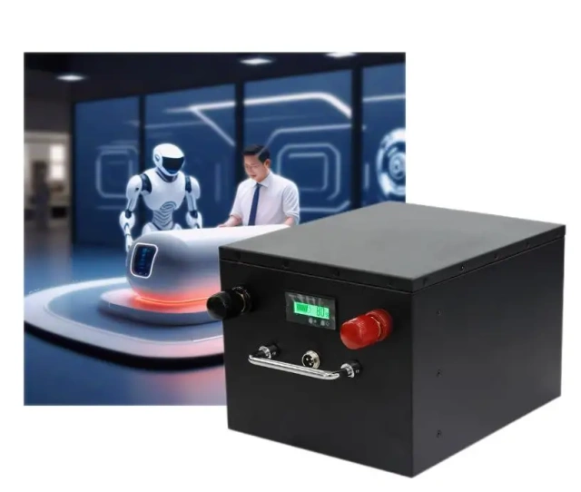 Enersource Customizable 12V/24V 100Ah-200Ah LiFePO4 Battery Pack for Forklifts & AGV Robots