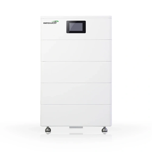 Enersource Scalable 102.4V-307V LiFePO4 Battery System 5.32kWh-15.4kWh with MPPT for Homes