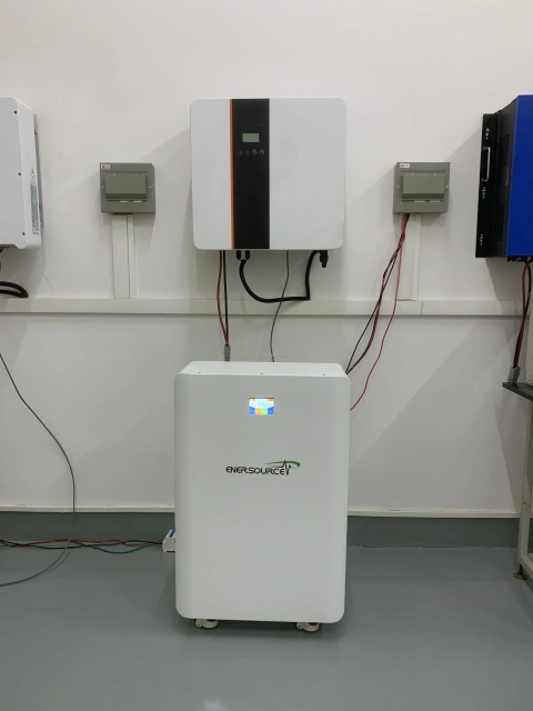 Enersource 15kWh 48V 300Ah LiFePO4 Solar Battery System with MPPT Controller for Home Use