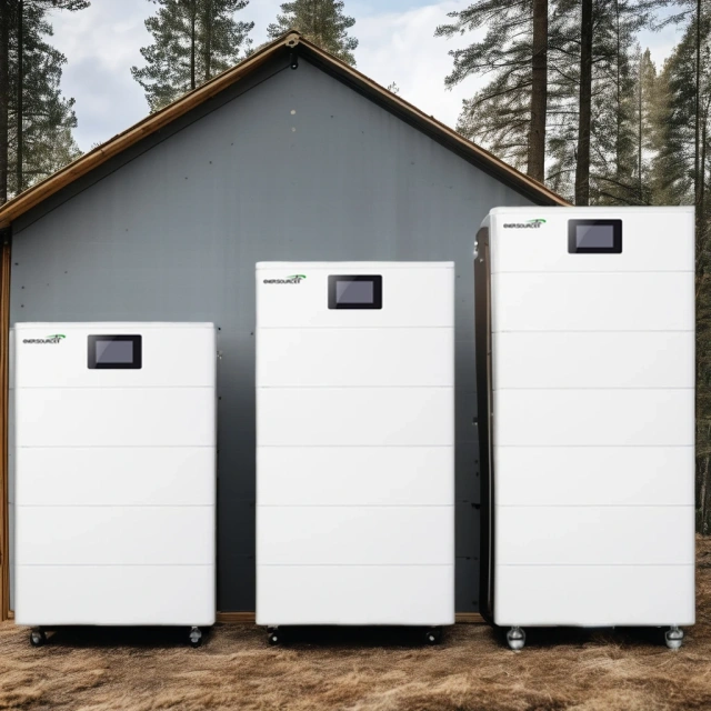 Enersource 410V 50Ah LiFePO4 Battery System for Solar Panels with MPPT Inverter