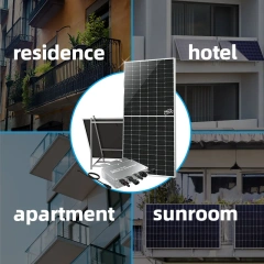 MECC Adjustable  Balcony Solar Mounting Adjustable Triangles Bracket  Solar Panel Micro Inverter System