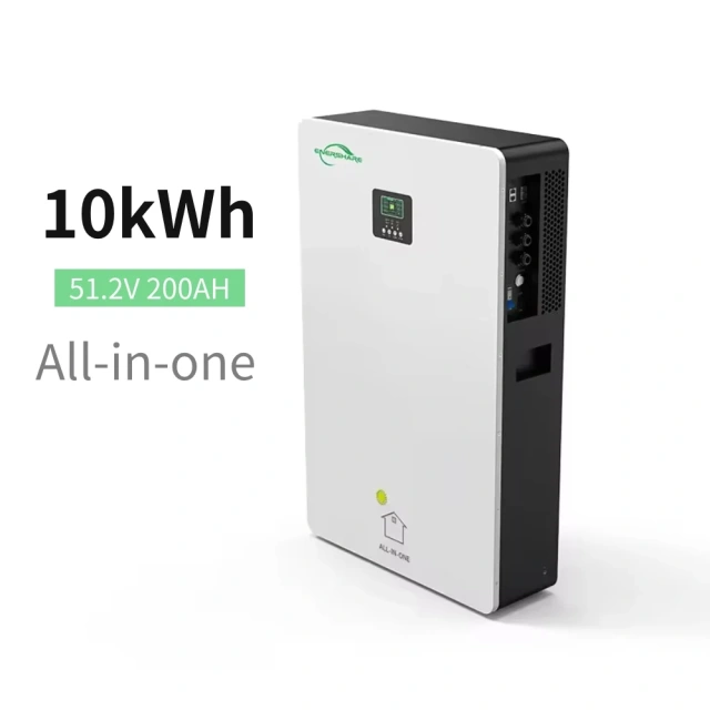 All-in-One Stacked 5kWh-15kWh Solar Hybrid Inverter with Li-ion Batteries for Home Energy Storage Enershare