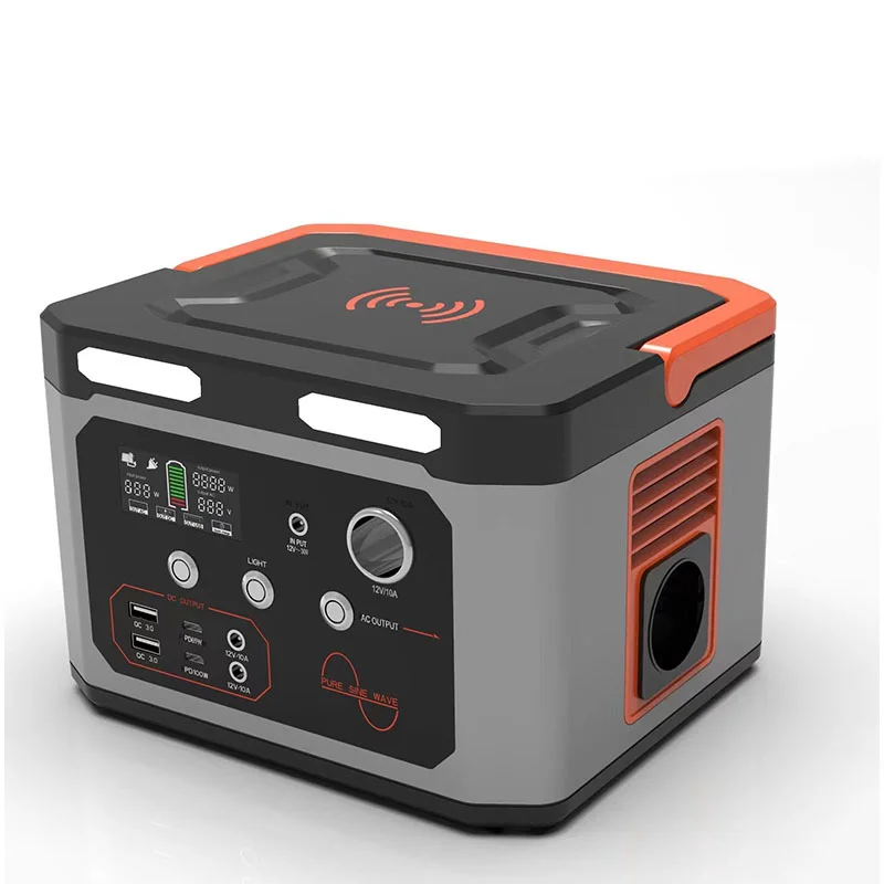 500W 500Wh Portable Power Station with Solar Charging for Outdoor and Indoor Use by Jarwin