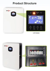 2.56Kwh 5Kwh 10Kwh With MPPT Inverter Lifepo4 Li-ion Batterie Home Solar Residential Energy Storage System Business Usage