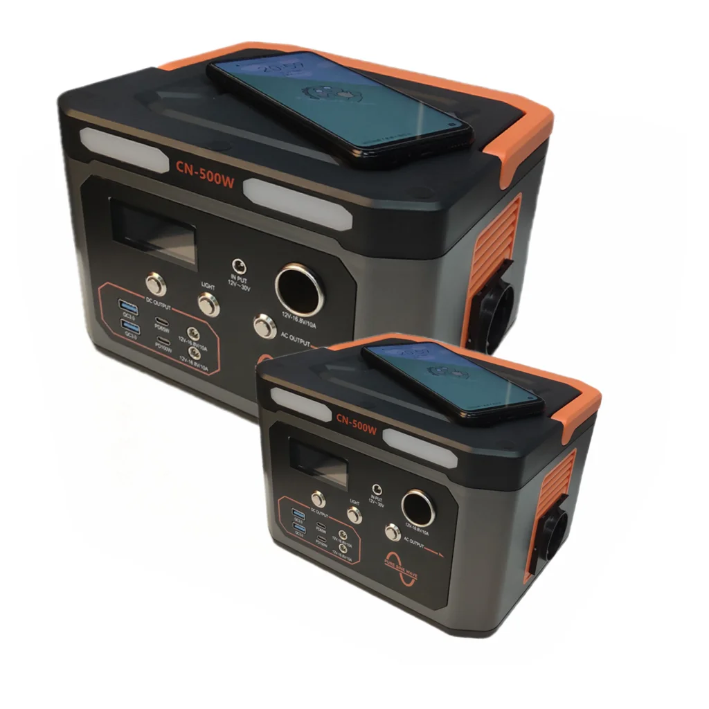 1000W Portable Power Station with 110/220V AC & 12/24V DC Outlets for Camping and Emergency Use by Jarwin