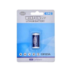 3V Cr123A Lithium Battery Cr123A Rechargeable Battery
