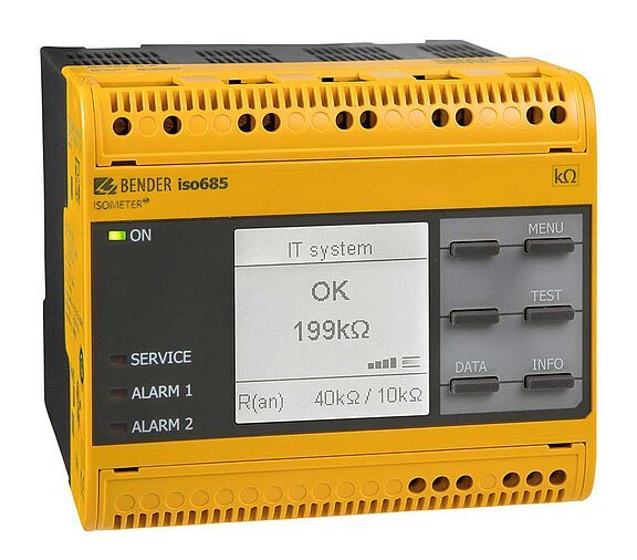 ISOMETER? isoRW685W-D Insulation Monitoring Device for IT AC/DC Systems Railway Applications Bender