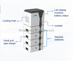 BYD Battery Box Stacked ESS 10Kwh-25Kwh 110V-200V AC Household All-in-One Energy Storage System with 5 Years Warranty