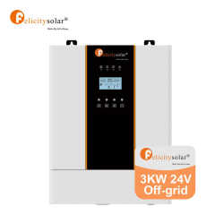 3KW Hybrid Solar Inverter 24VAC Input 230VAC Output Off-Grid Solar System Guangdong China Felicitysolar