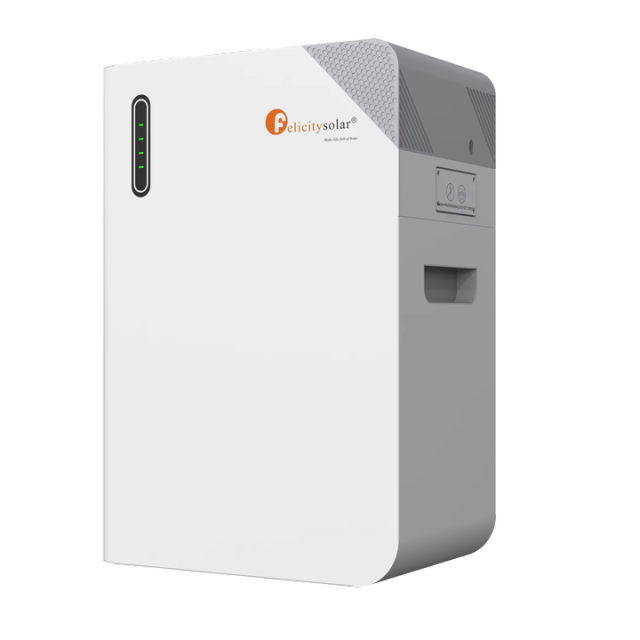 Felicitysolar IP65 Waterproof 2.56-6.4kWh LiFePO4 Battery 51.2V with Aerosol Fire System for Industrial Outdoor Use