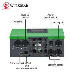 1.2KW High-Frequency Hybrid Inverter 48V MPPT Pure Sine Wave Off-Grid Solar Power System for Home Use WHC SOLAR