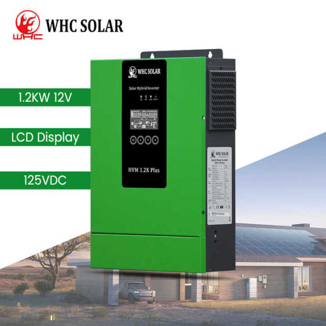 1.2KW High-Frequency Hybrid Inverter 48V MPPT Pure Sine Wave Off-Grid Solar Power System for Home Use WHC SOLAR