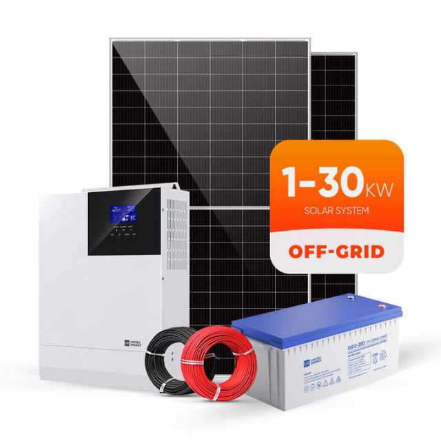 Complete Set Solar Energy System 3Kw 5Kw 10kw 20kW Off-grid Hybrid 12V 48V Home Battery Storage System UNITED ENERGY
