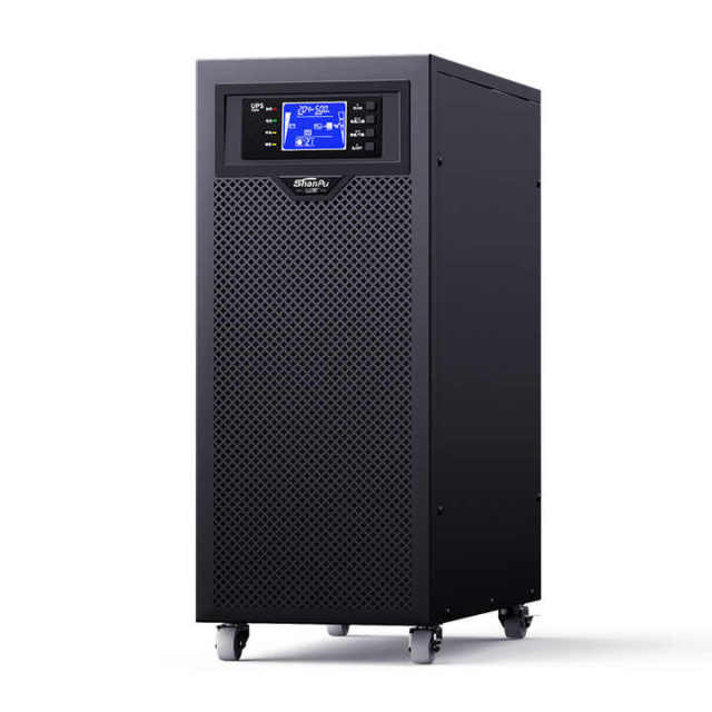 Online UPS 6KVA Single-Phase Uninterruptible Power Supply with SNMP Card for 4G Network Systems and Data Centers Shanpu