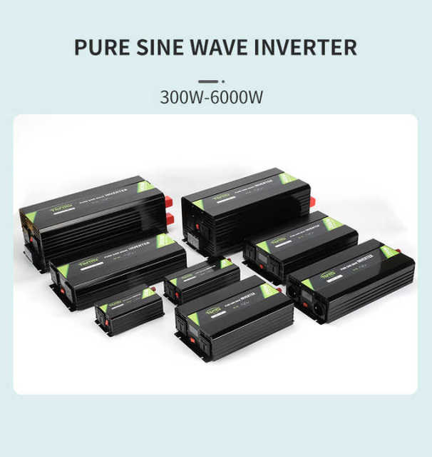 Power Inverter 2000W DC 12V 24V to AC 127V 50Hz 60Hz Pure Sine Wave for Off-Grid Solar Systems and Residential Energy Solutions TIANMO