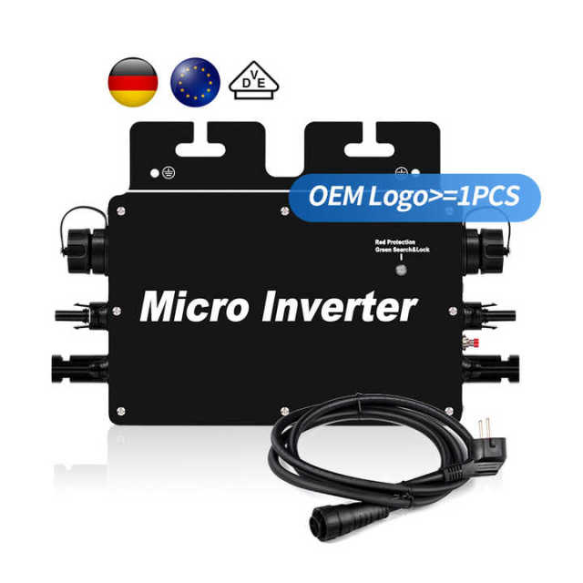 Solar Grid Micro Inverter 600W Wireless 110V/220V 50Hz/60Hz 18.5~50V Input 34*24*9.5cm IP65 91% Efficiency Balcony Power Plant ACrevPOWER