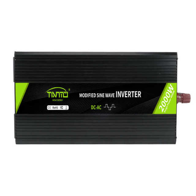 2000W Modified Sine Wave Inverter DC12V/24V/48V to AC220V/230V/240V 110V 120V Off-Grid Solar Power Inverter TIANMO