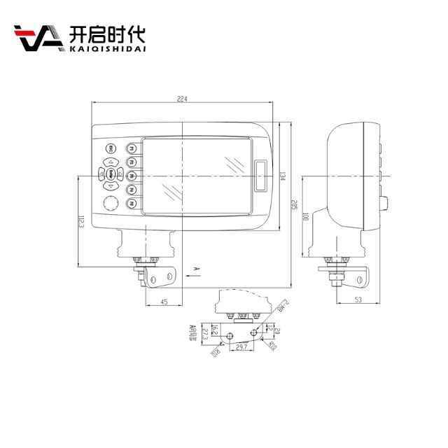 Industrial Controls PLC Controller Module and Original Variable Frequency Drive with IP65 Protection ABS+PC Housing Hunan KQ-tech