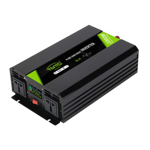 Power Inverter 2000w 1000w 3000w 12v 24v 48v DC to 110v 220v 230v 240v Pure Sine Wave Off-Grid Solar Energy System TIANMO