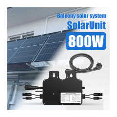 Micro Inverter 600W & 800W Plug and Play APP Control Zero Power Feed for Balcony Solar System EU Stock ACrevPOWER