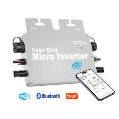 Smart Solar Micro Inverter 800W Single Phase Output IP65 Waterproof 20-50V to 110V/120V/220V/230V 50/60Hz 91% Efficiency for Home Use ACrevPOWER