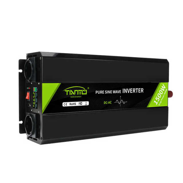 1500W Pure Sine Wave Inverter DC 12V/24V/48V to AC 220V/230V/240V Off-Grid Solar Power Inverter for Home & Industrial Use TIANMO