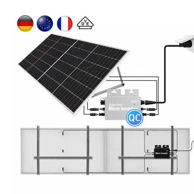 Smart Solar Micro Inverter 800W Single Phase Output IP65 Waterproof 20-50V to 110V/120V/220V/230V 50/60Hz 91% Efficiency for Home Use ACrevPOWER