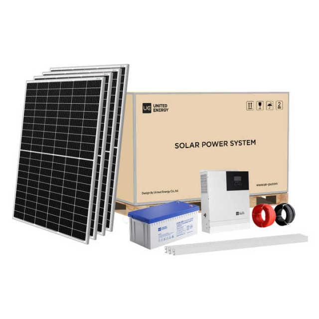 Complete Set Solar Energy System 3Kw 5Kw 10kw 20kW Off-grid Hybrid 12V 48V Home Battery Storage System UNITED ENERGY