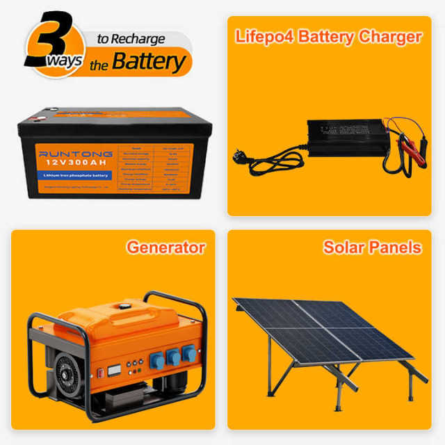 Household PV Residential On-Grid Off-Grid Solar Energy Storage System 200Ah 12V Lithium Battery for Home Power Backup RUNTONG